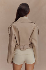 Birdie Fold Over Shorts - Ivory