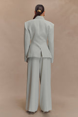 Jameson Cinched Suiting Blazer - Light Sage