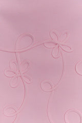 Brullo Embroidery Knit Mini Dress - Baby Pink