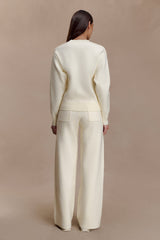 Lauren Knit Trouser - Ivory