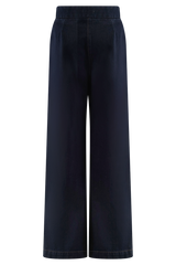 Rayne Wide Leg Denim Jeans - Indigo Blue