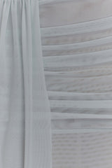 Arna Mesh Maxi Skirt - Pale Blue