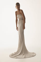 Zoe Structured Corset - White