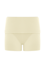 Birdie Fold Over Shorts - Ivory
