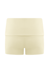 Birdie Fold Over Shorts - Ivory